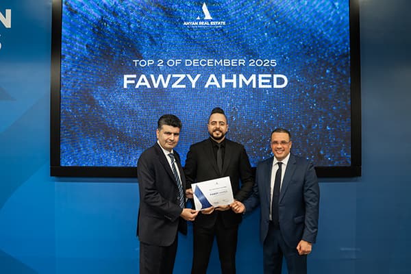 Ahyan Real Estate top performer award