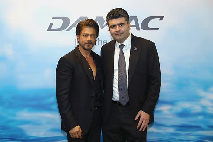 Shah Rukh Khan with Mr. Nasir